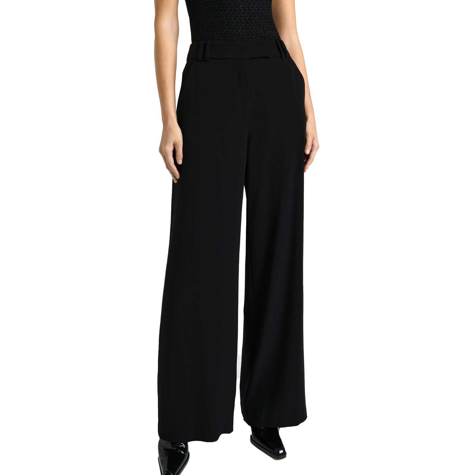 Cue Satin Back Wide Leg Pant